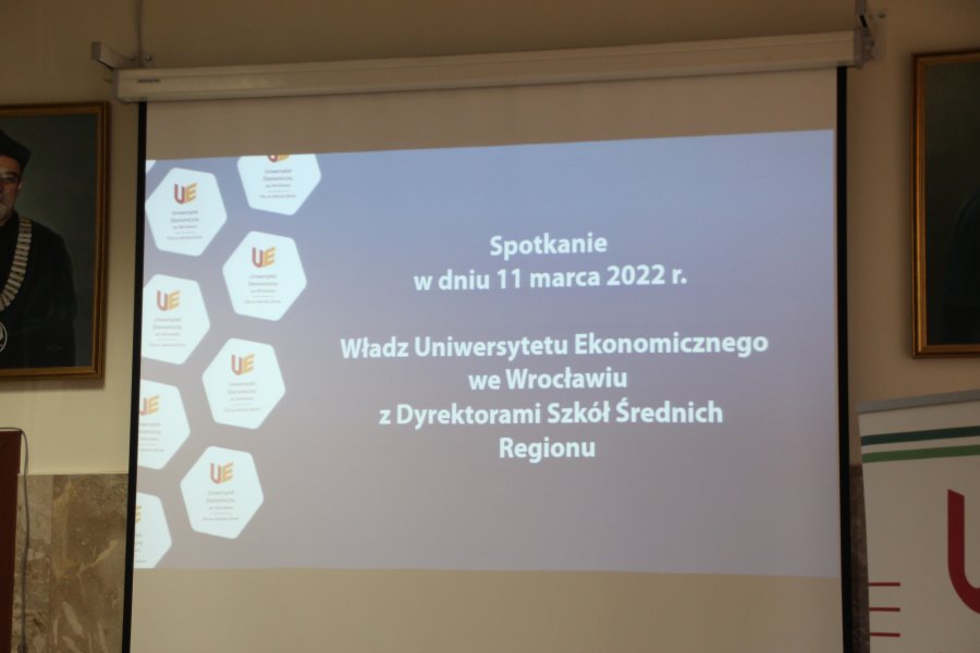 Spotkanie z dyrektorami szkół średnich 11.03.2022